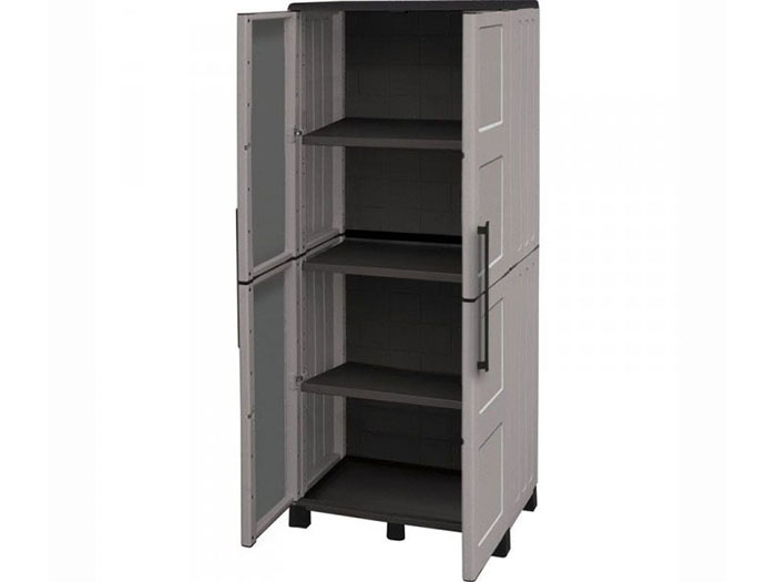 artplast-2-door-full-height-plastic-storage-cabinet-grey-68cm-x-37cm-x-170cm
