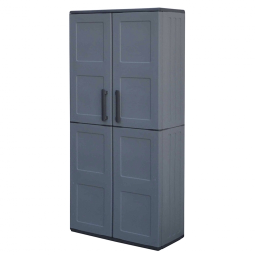 artplast-plastic-2-door-storage-cabinet-grey-68cm-x-37cm-x-163cm