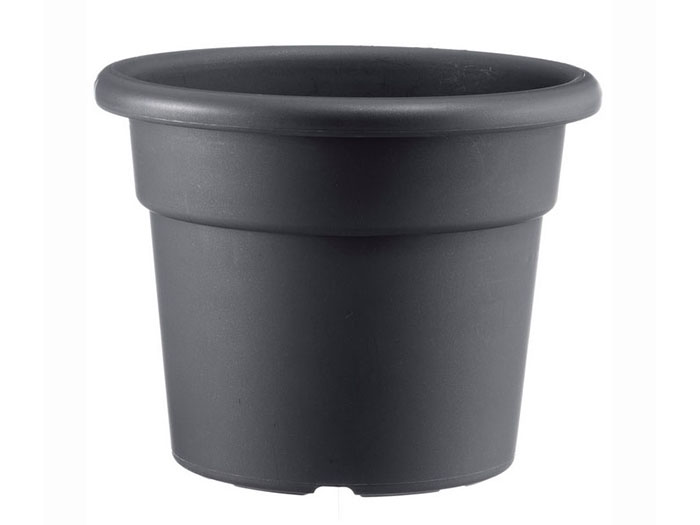 artplast-plastic-round-flower-pot-dark-grey-18cm