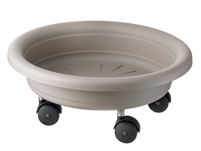 artplast-flowerpot-saucer-with-wheels-taupe-28-cm