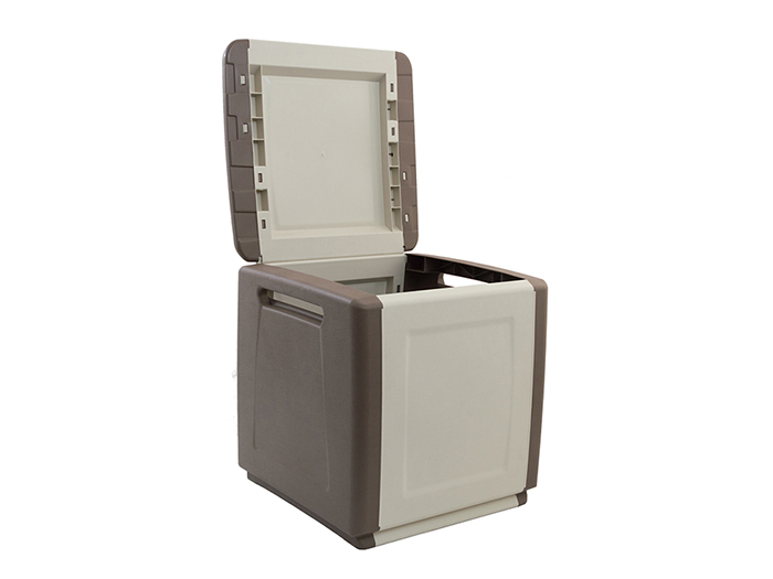 ivory-and-taupe-polypropylene-storage-trunk-130-l