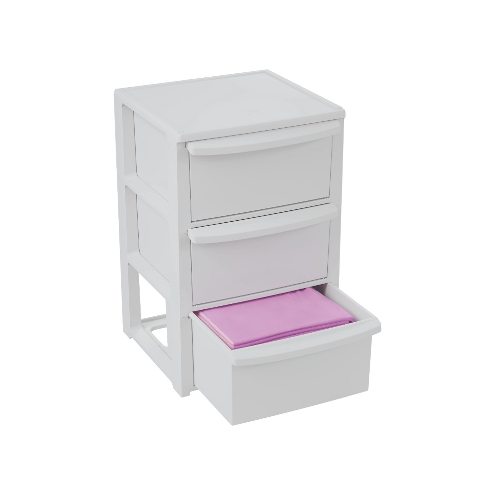 artplast-chest-of-drawers-3-drawers-woven-effect-polypropylene-white