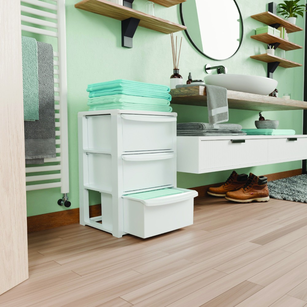 artplast-chest-of-drawers-3-drawers-woven-effect-polypropylene-white