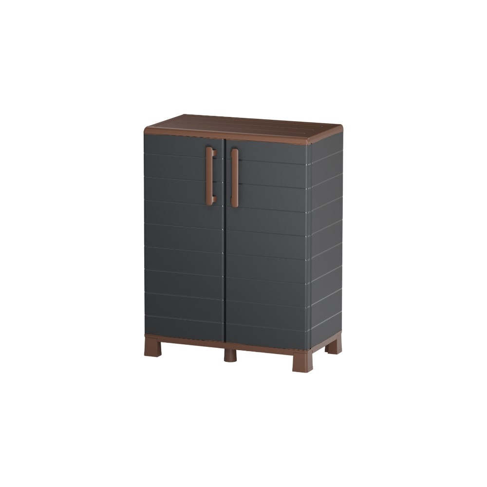 artplast-storage-cabinet-1-shelf-linea-portofino-polypropylene-grey-and-brown