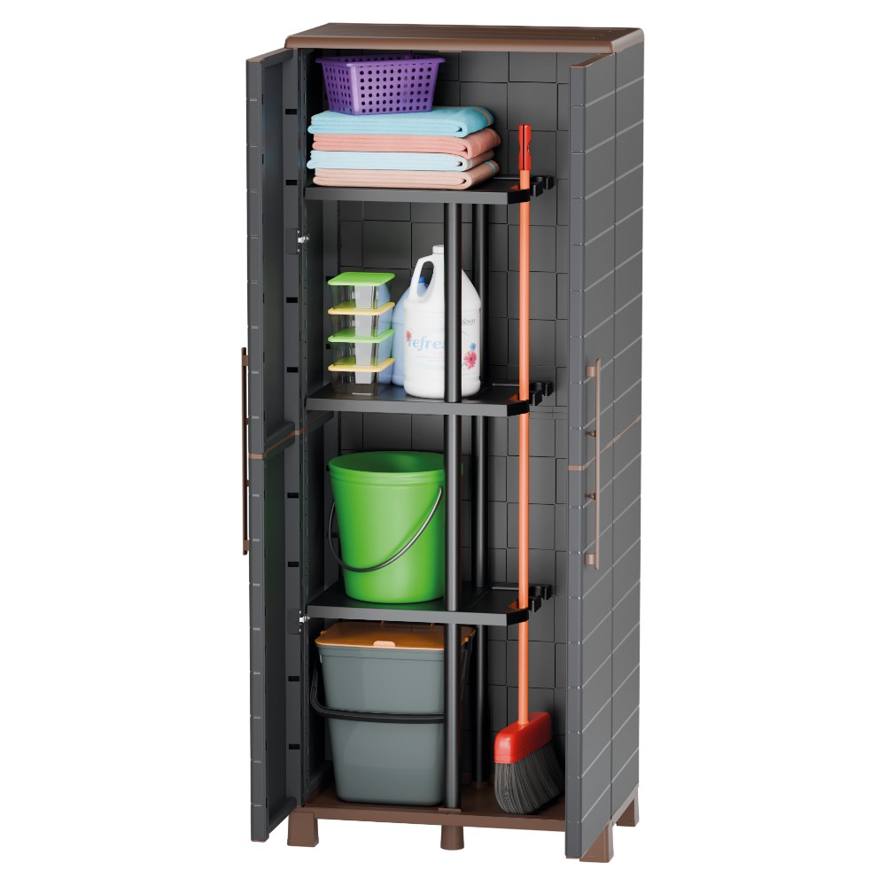 artplast-storage-cabinet-3-shelves-brooms-holder-linea-portofino-polypropylene-grey-and-brown