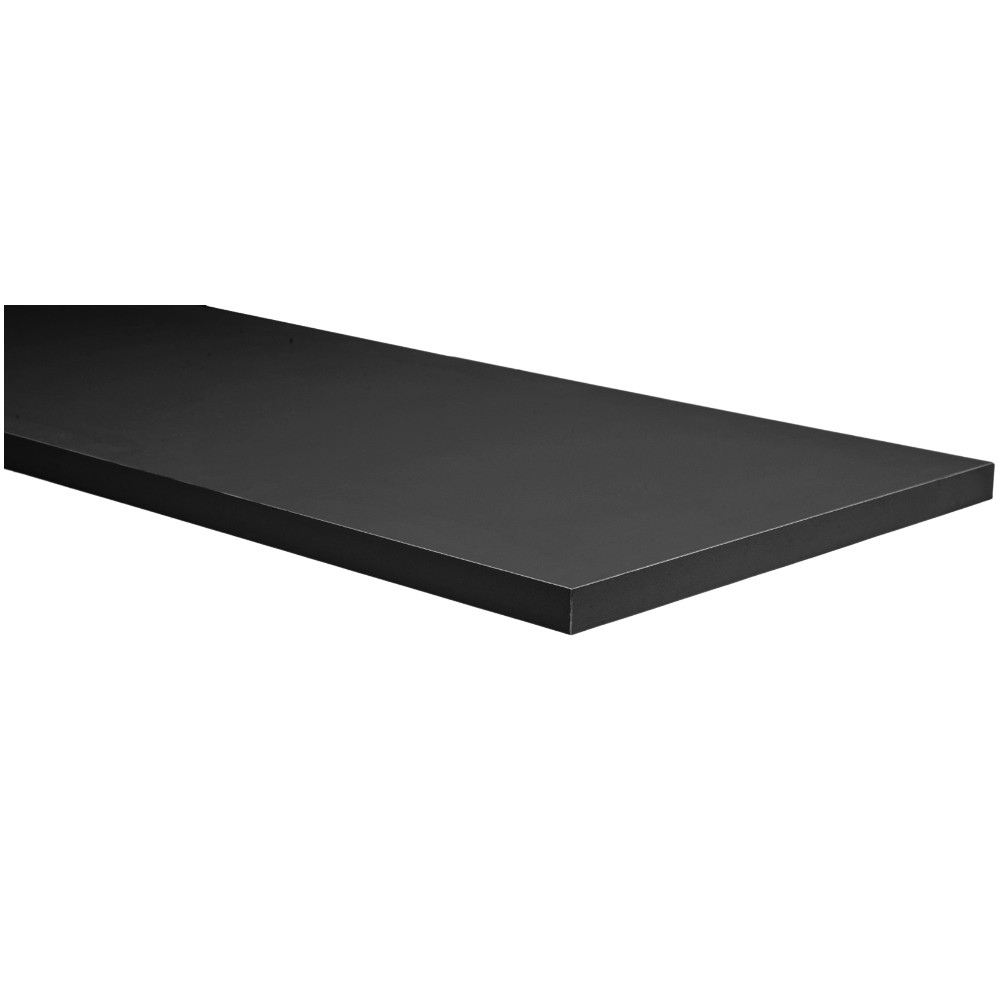 kitmel-black-melamine-wood-shelf-panel-100-x-30-x-1-8cm