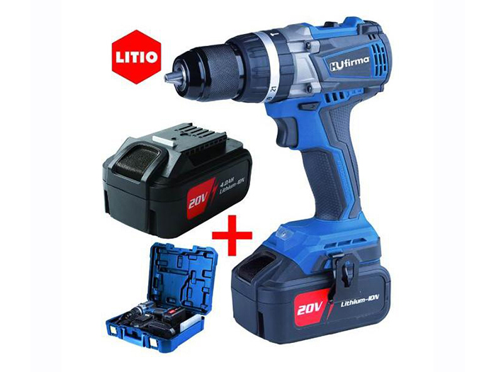 hu-firma-hu-t20-cordless-drill-with-2-lithium-batteries-20v