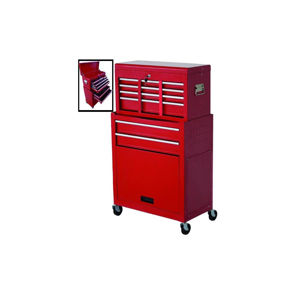 vigor-tool-storage-trolley-on-wheels-red