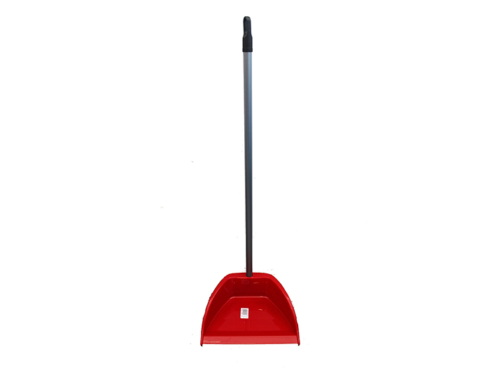 luxor-long-dustpan-with-rubber-red-85cm