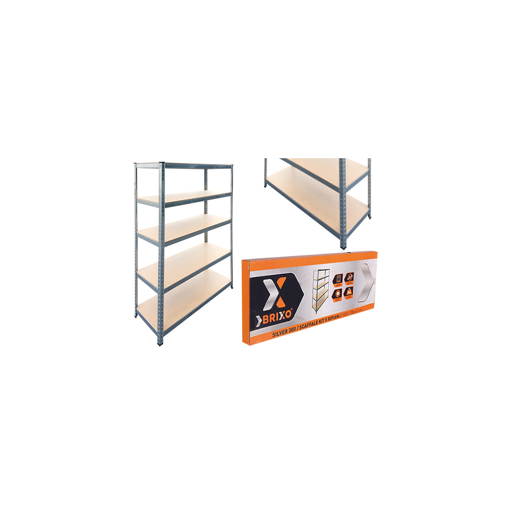 brixo-5-tier-galvanized-steel-shelving-system-180cm