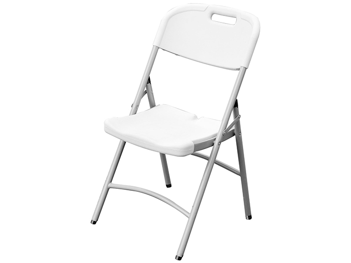 white-folding-steel-chair