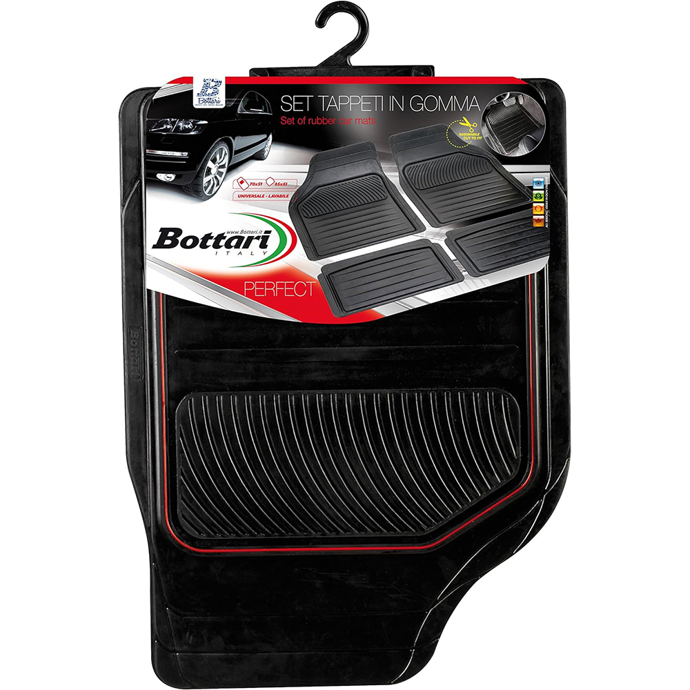 bottari-black-and-red-rubber-car-mats-set-of-4-pieces