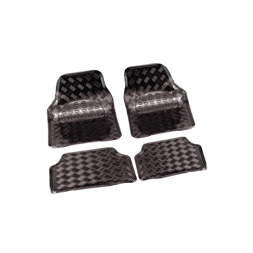 bottari-rubber-pvc-car-mats-dark-grey-set-of-4-pieces
