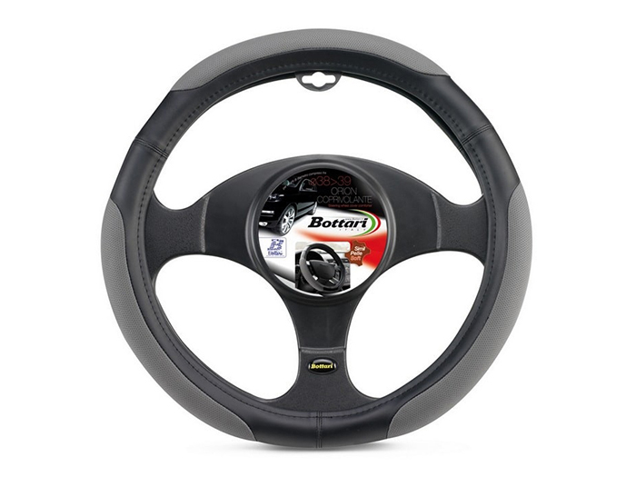 bottari-black-and-grey-steering-wheel-cover-33-39-cm