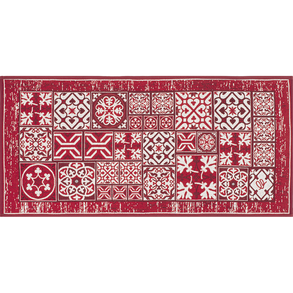 sprint-kitchen-carpet-maiolica-red-50cm-x-110cm