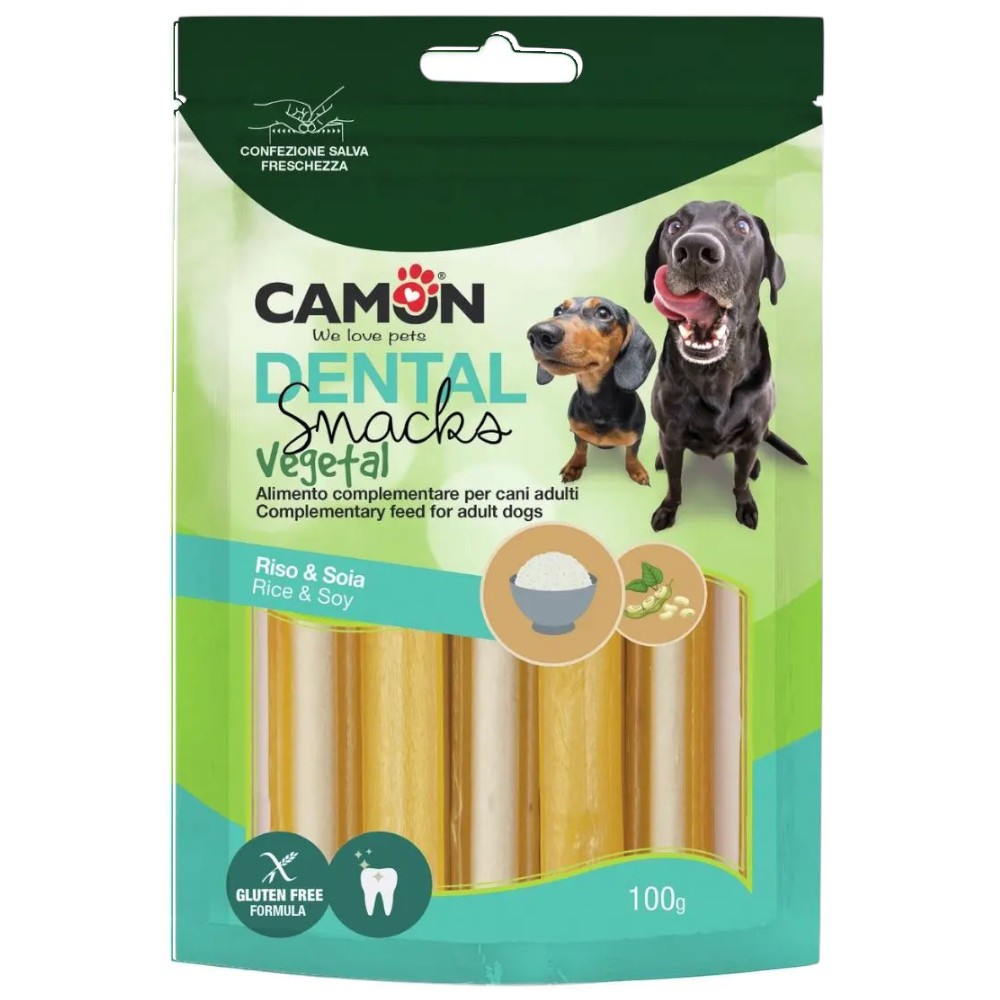camon-bauveg-two-colour-rice-and-soy-dental-sticks-for-adult-dogs-100g