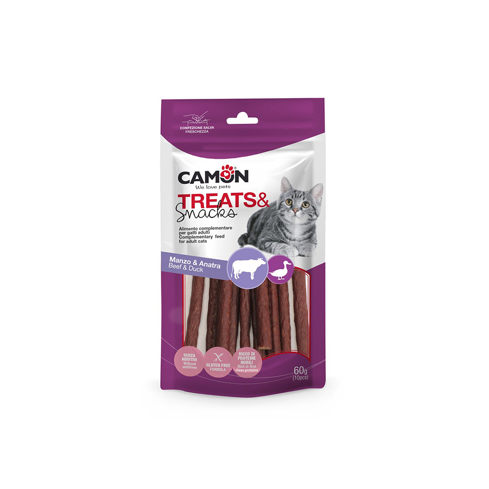 camon-beef-duck-sticks-cat-treat-snacks-60g