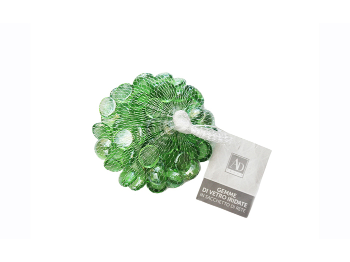 glass-gems-in-mesh-bag-in-green
