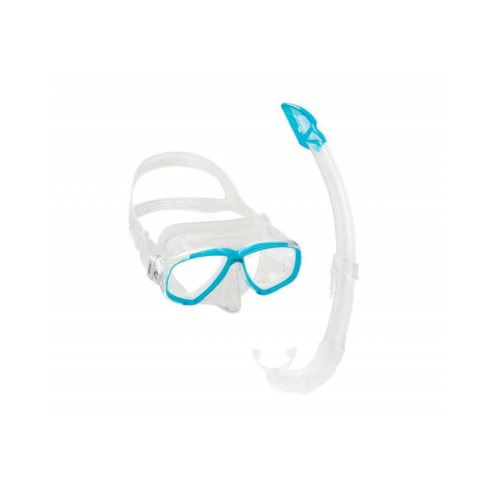 cressi-perla-snorkelling-mask-set-of-2-pieces-4-assorted-colours