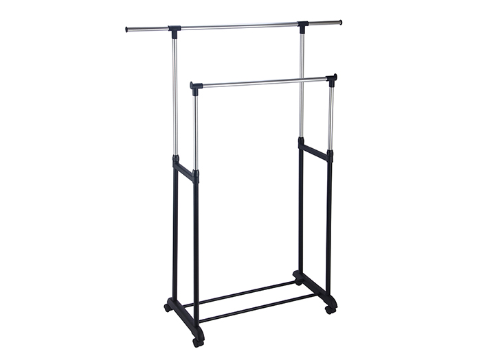 double-clothes-rack-with-wheels-black-82-5-15cm-x-42-5cm-x-97-170cm