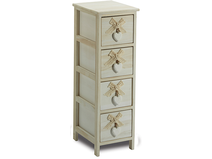 paulownia-white-wood-cabinet-with-4-drawers-with-heart-knobs-26cm-x-32cm-x-81cm