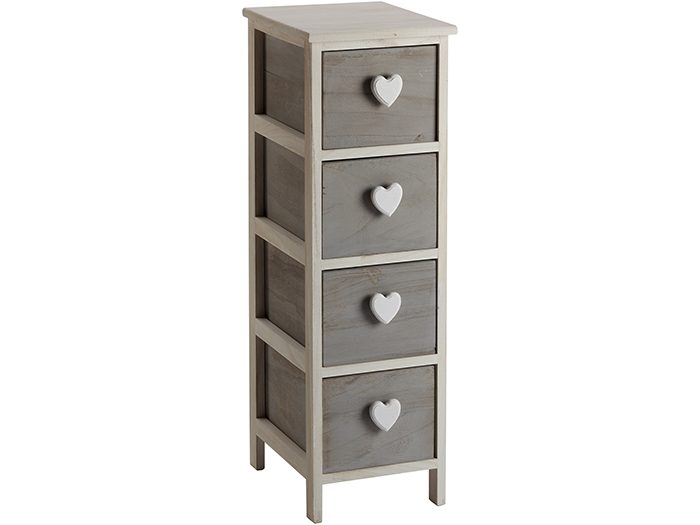 paulownia-grey-wood-cabinet-with-4-drawers-with-heart-knobs-26cm-x-32cm-x-81cm