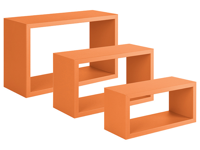 trittico-orange-set-of-3-shelves