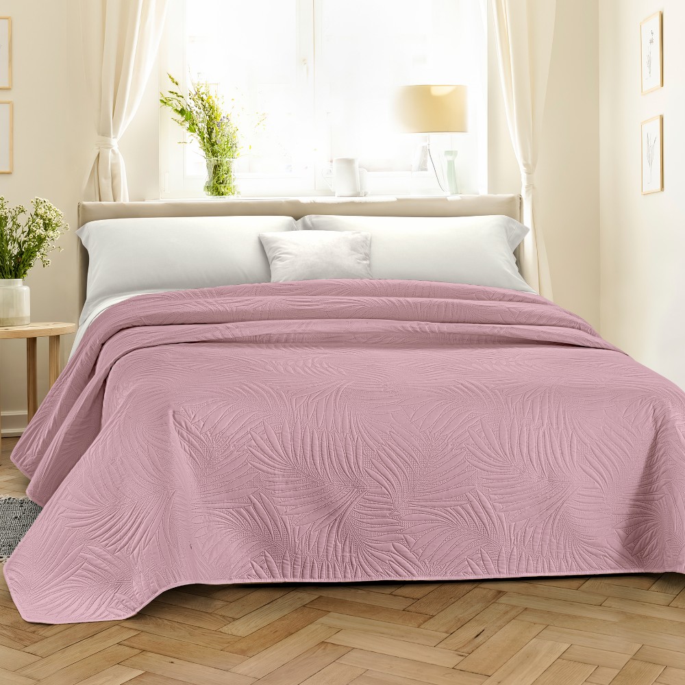 bedspread-porto-quilt-polyester-zephyr-pastel-pink-single-170-cm-x-250-cm