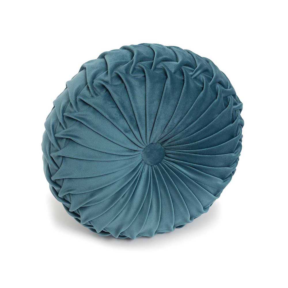 imperial-velvet-polyester-round-cushion-petrol-blue-35cm