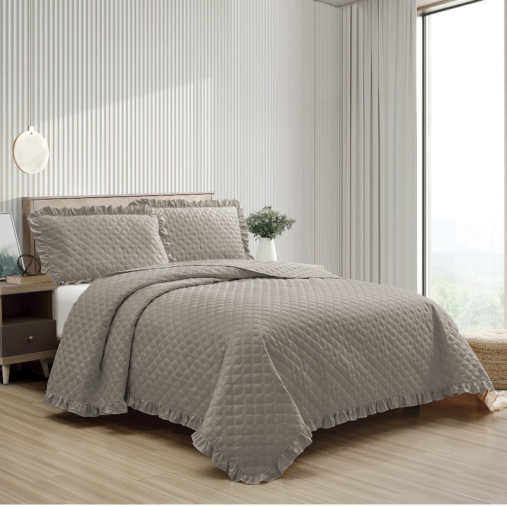 zambetti-pazzie-d’amore-double-bed-quilted-bedspread-taupe-250-×-250-cm