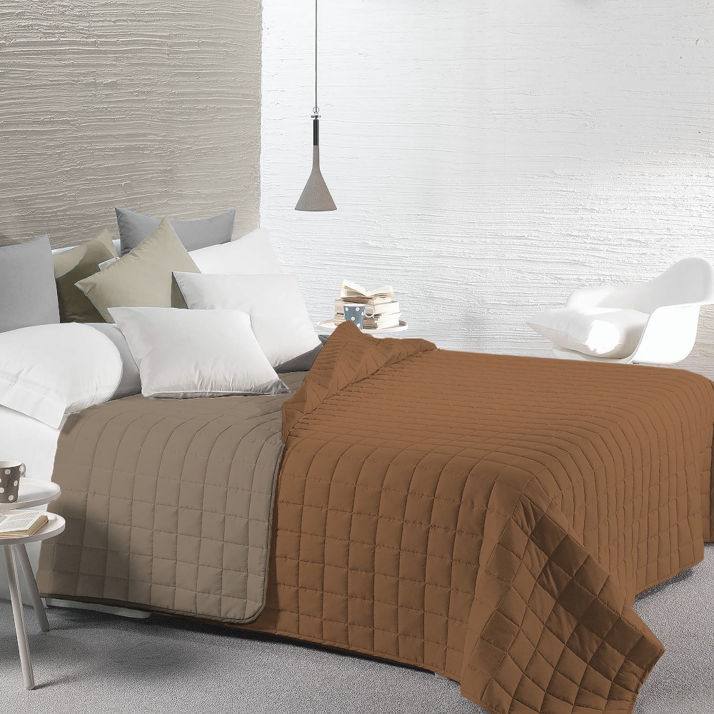 zambetti-bea-bicolour-single-bed-quilted-bedspread-tobacco-taupe-170-×-260-cm