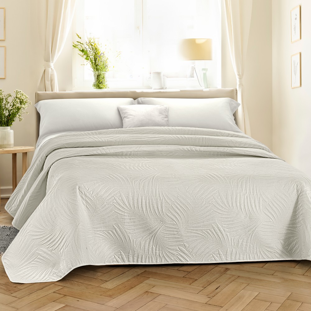 bedspread-manaus-quilt-polyester-cream-double-210-cm-x-250-cm