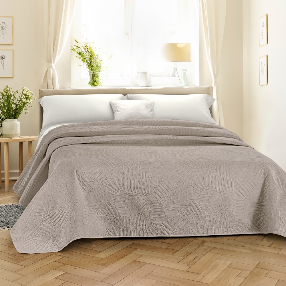 bedspread-manaus-quilt-polyester-taupe-double-210-cm-x-250-cm