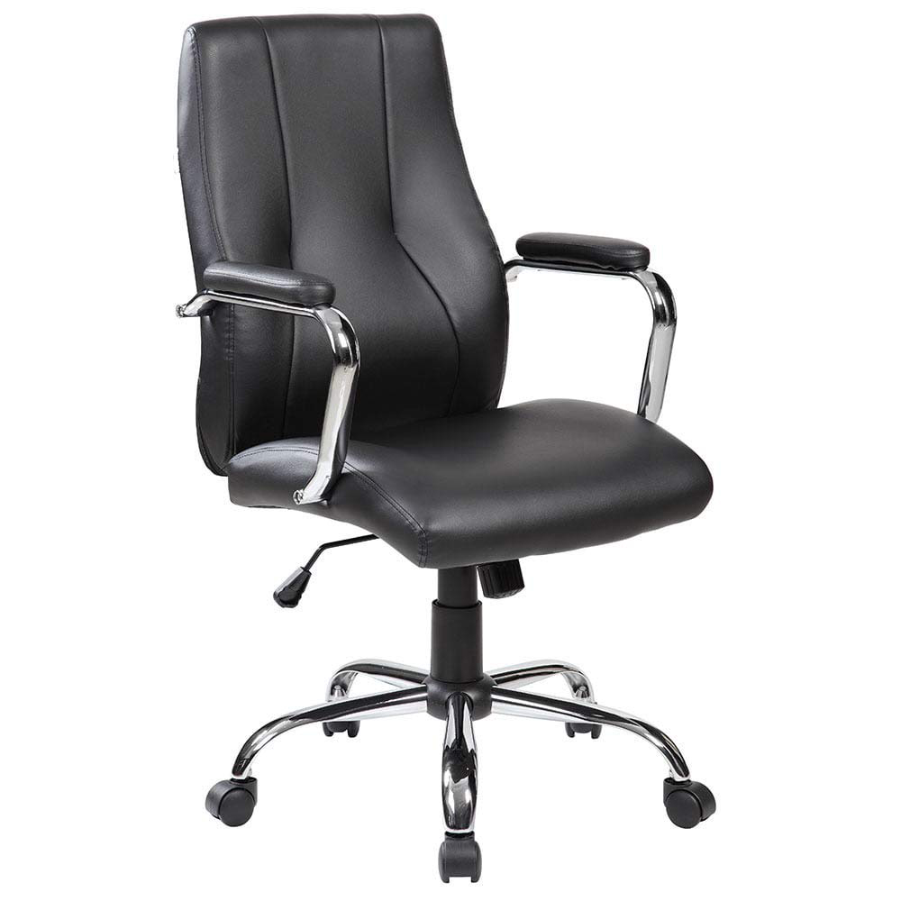 new-york-pu-leather-office-armchair-black