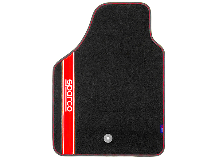 sparco-racing-felt-carpet-floor-car-mat-set-of-4-pieces-black-with-red-stripe
