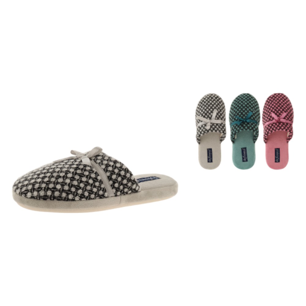 home-slippers-open-back-for-women-3-assorted-designs-with-bow-size-36-41