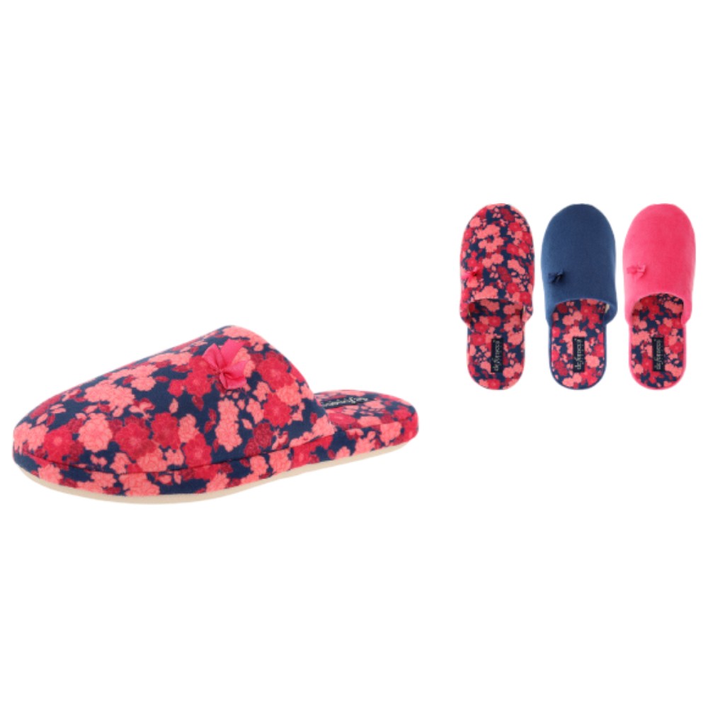 home-slippers-open-back-for-women-3-assorted-designs-flowers-2-size-36-41