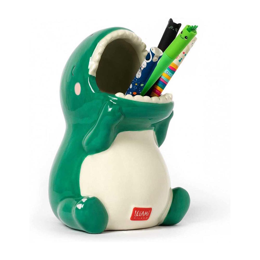 legami-milano-desk-friends-dinosaur-pen-holder-green