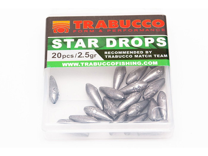 trabucco-star-drops-inline-lead-2-5-gr-x20-pieces