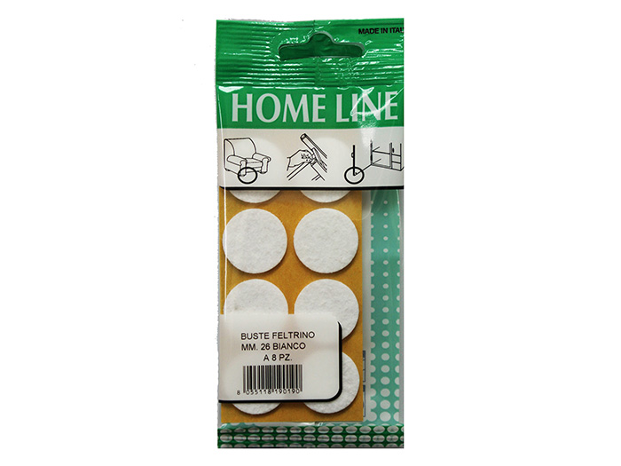 home-line-self-adhesive-white-felt-circles-2-6-cm-pack-of-8-pieces