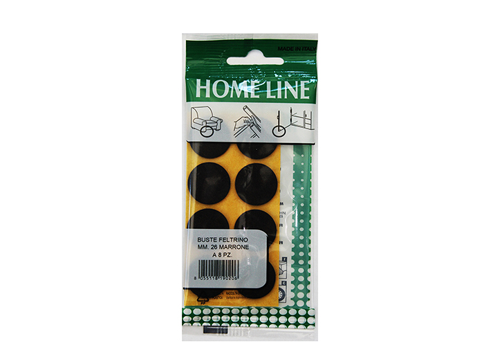 home-line-round-adhesive-pads-black-26mm