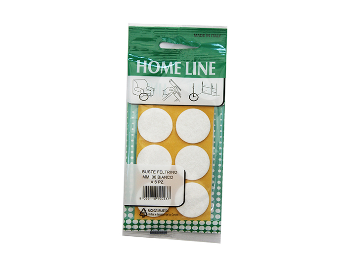 home-line-round-adhesive-pads-white-30mm