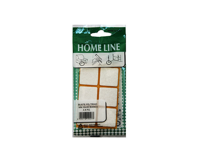 home-line-square-adhesive-pads-white-30mm