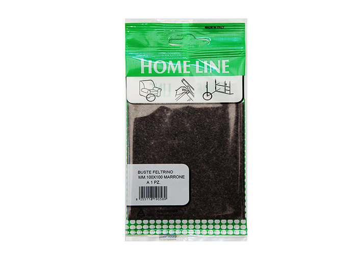 home-line-square-adhesive-pad-brown-100mm