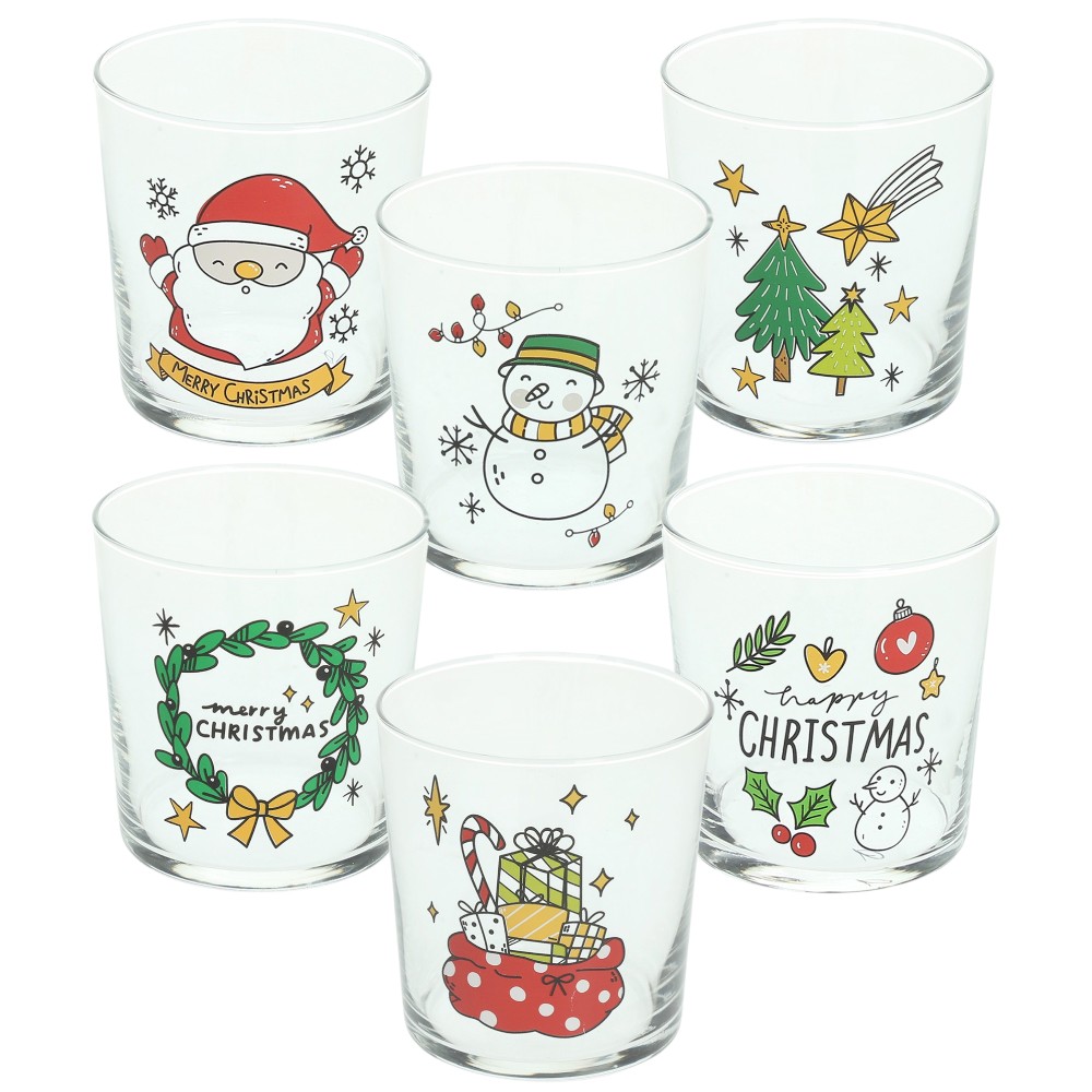 tognana-happy-xmas-christmas-glass-tumbler-330-ml-assorted-designs