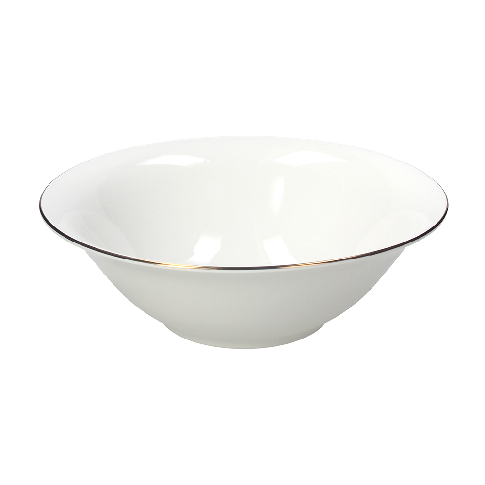 madison-salad-bowl-gold-rim-white-23cm