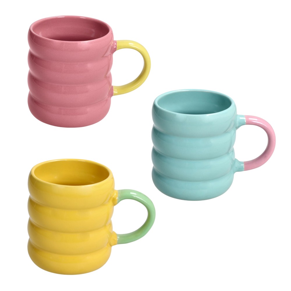 tognana-mug-400cc-madrid-bubble-3-assorted-colours