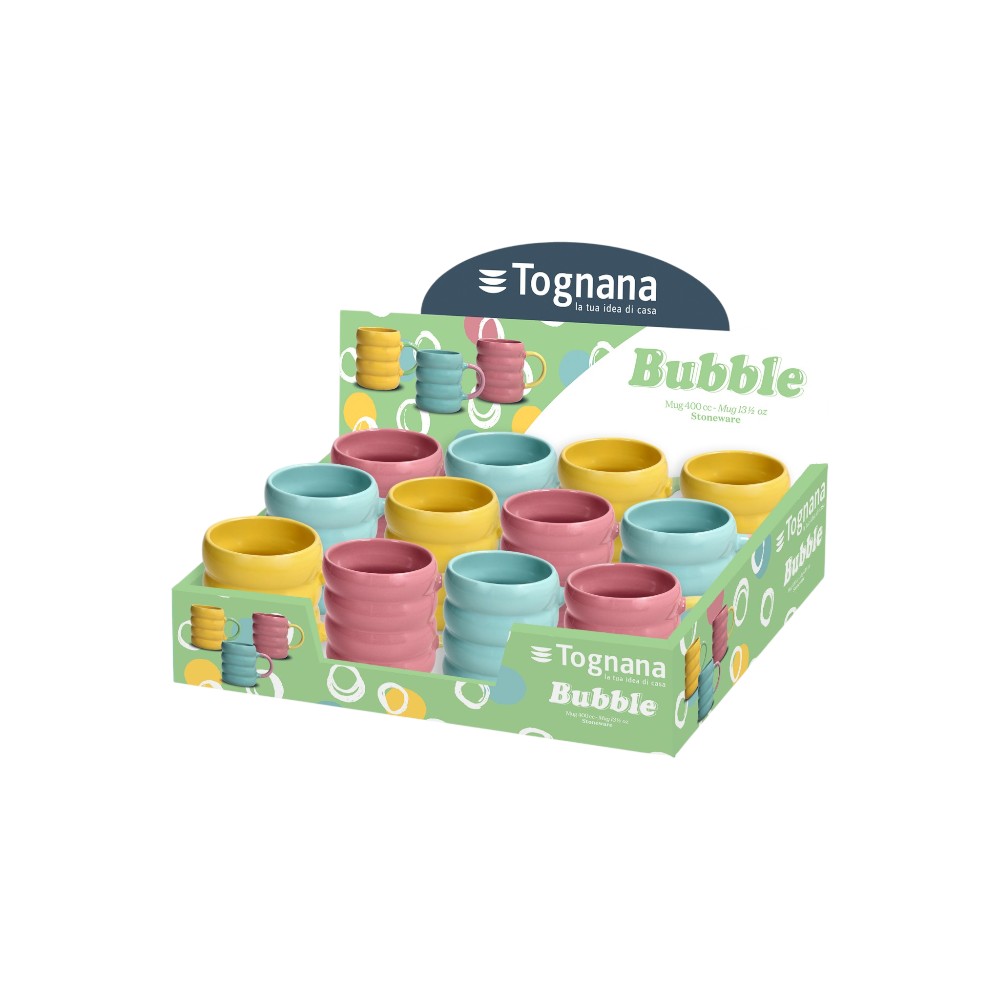 tognana-mug-400cc-madrid-bubble-3-assorted-colours