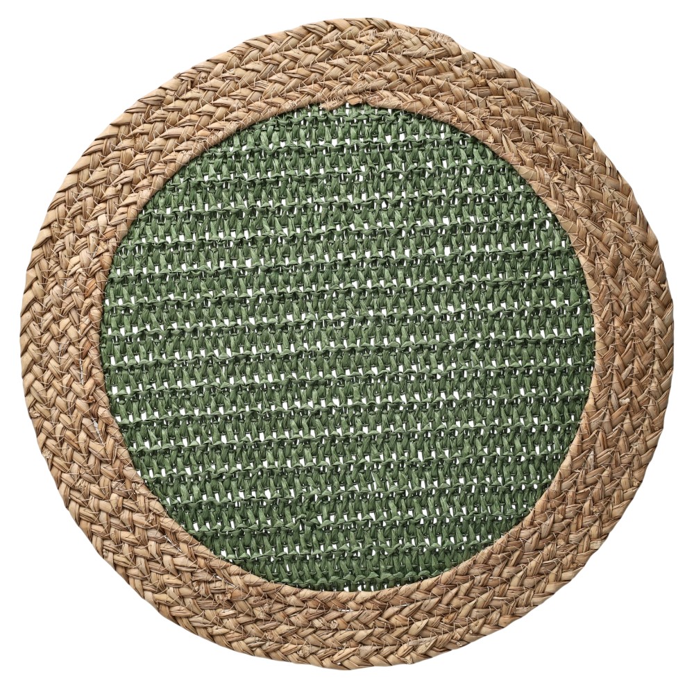 round-reed-placemat-dark-green-ø38-cm
