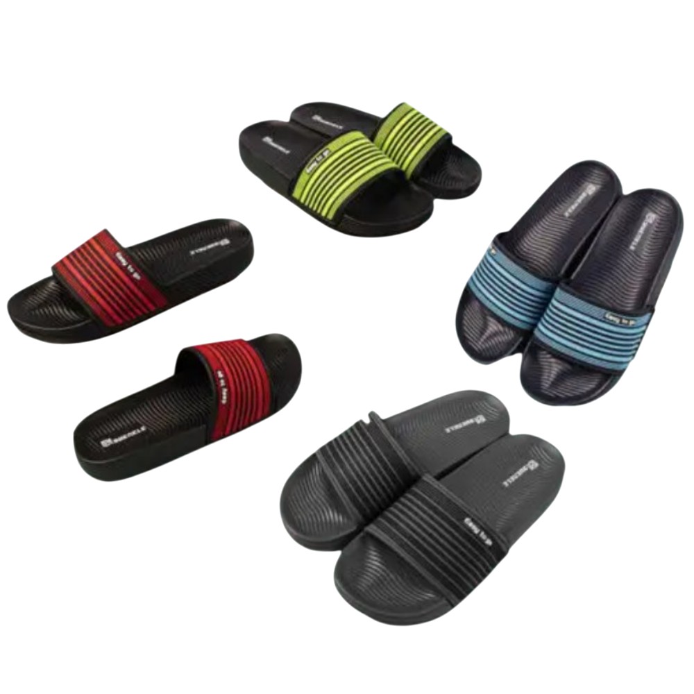 due-mele-ribbed-sliders-men-assored